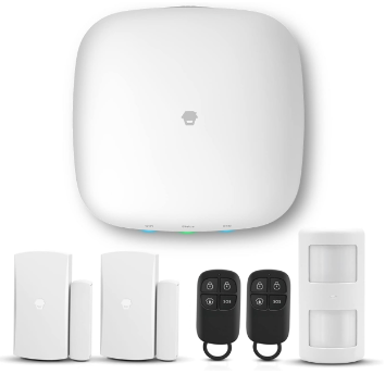 Tiiwee Home Alarm Pack avec t&eacute;l&eacute;commandes et d&eacute;tecteurs